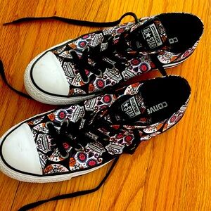 CONVERSE ALL STAR Day of the Dead style size men’s 7 and women’s 9